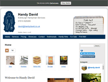 Tablet Screenshot of handydavid.co.uk